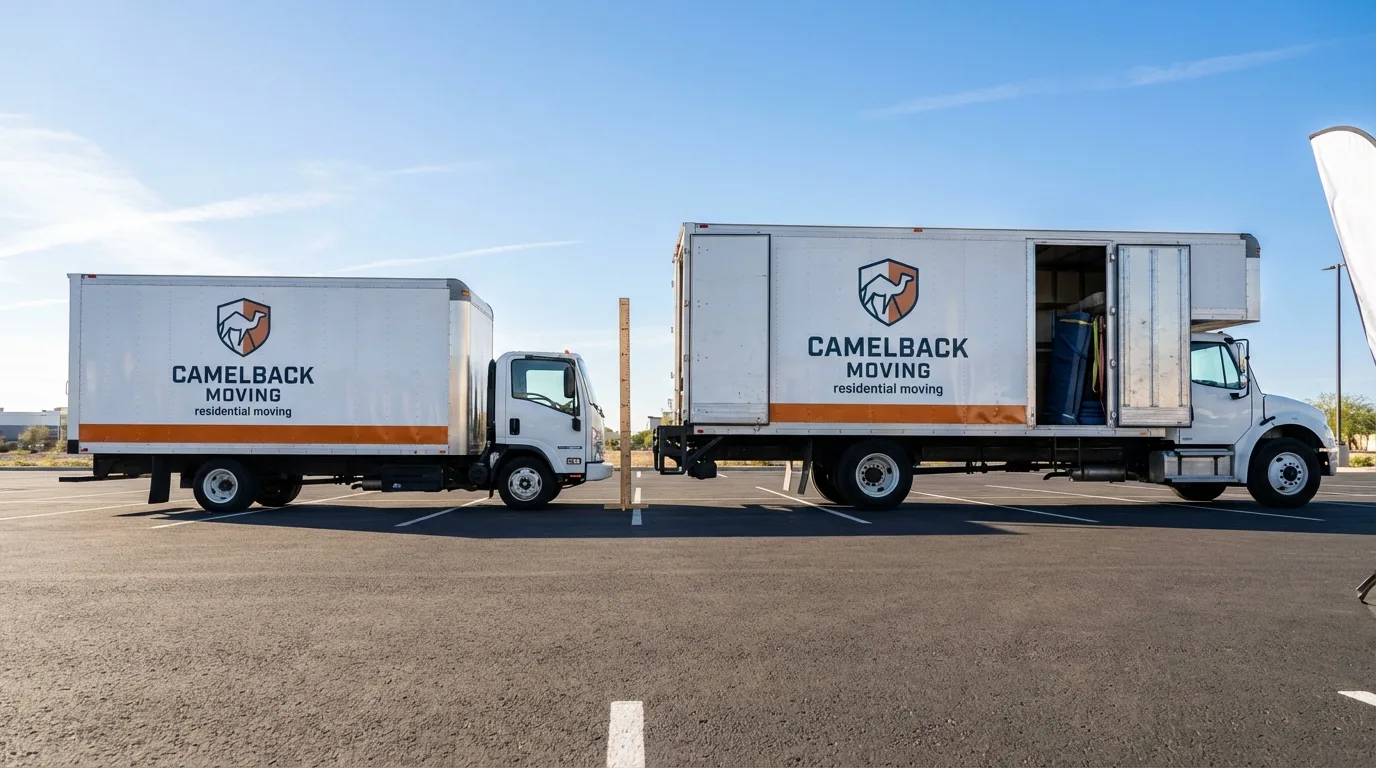 Moving truck size capacity guide in Easton